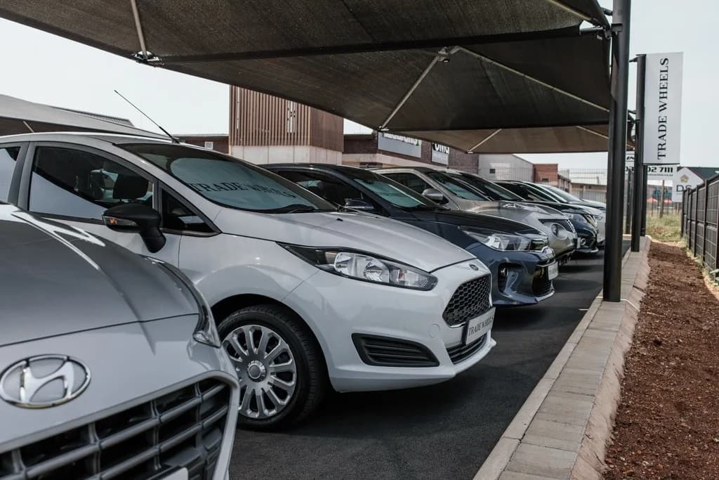 Row of quality vehicles at Trade Wheels