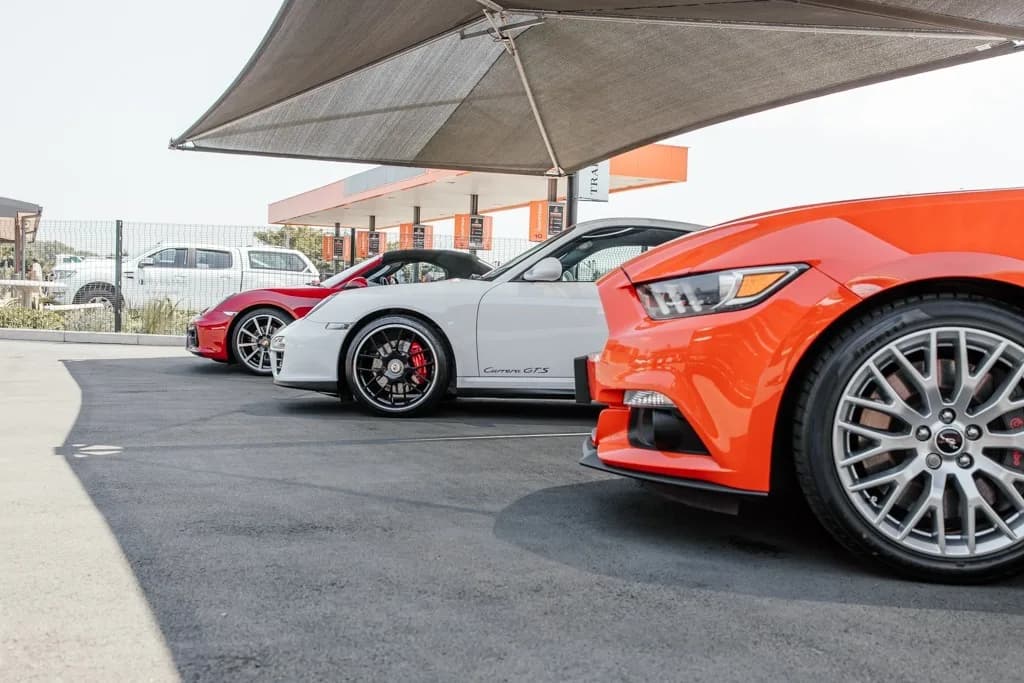 Sports cars at Trade Wheels